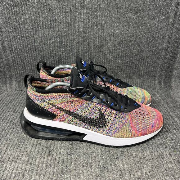 Nike Air Max FlyKnit Racer Multicolor Black Pink Shoes Mens Size 10.5 FD2765-900 - Picture 1 of 8